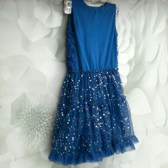 Betsey Johnson Girls Designer Rose Tutu Dress - Picture 10 of 11